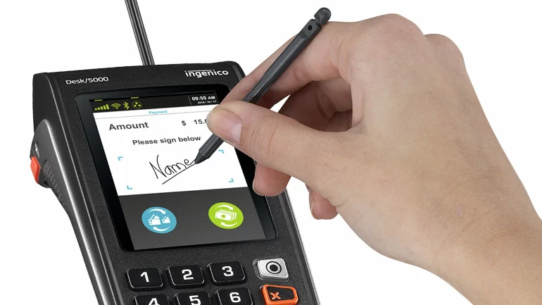 FrenchPay - Location TPE - Ingenico DESK/5000 - Ecran tactile avec stylet