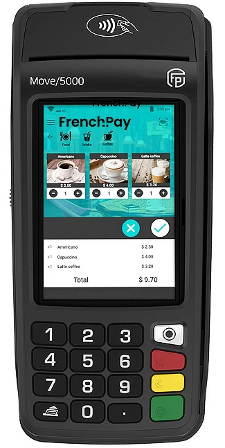 gamme aero - frenchpay location tpe - move-5000 sans-fil